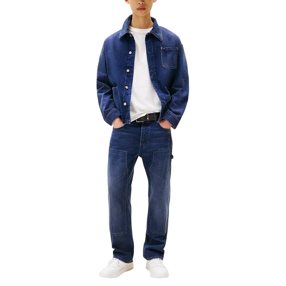 Tommy Hilfiger Jeans Blue Recycled Cotton Relaxed Fit Jeans