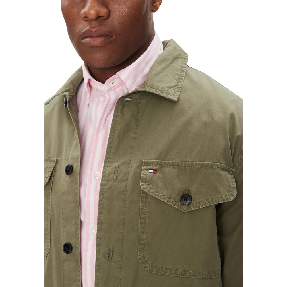 Tommy Hilfiger Bicolor Recycled Cotton Coat