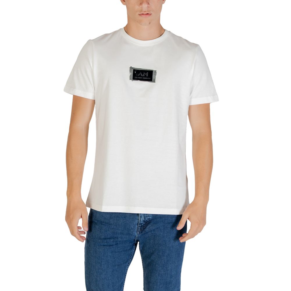 Antony Morato White Cotton T-Shirt