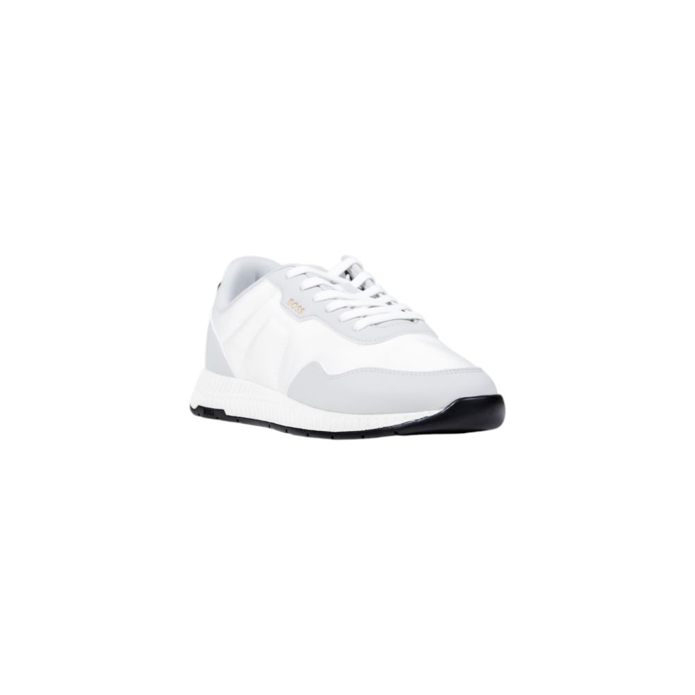 Hugo Boss White Polyester Athletic Sneakers