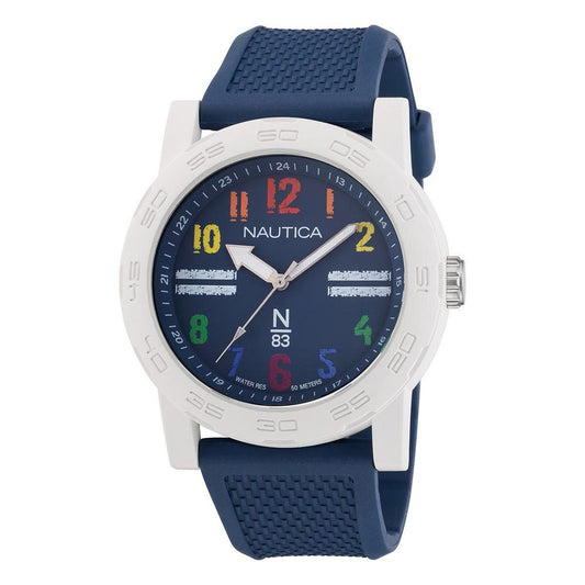 NAUTICA Blue Synthetic Sport Watch