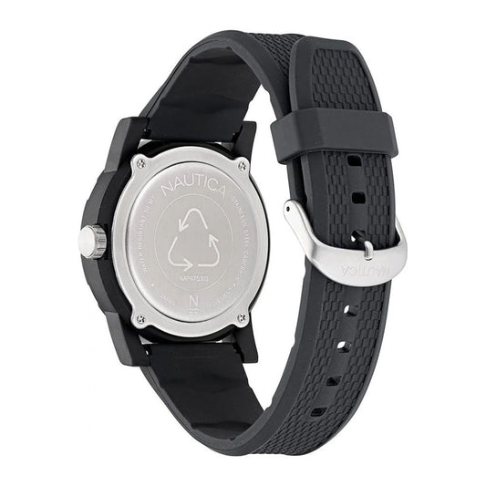 NAUTICA Black Synthetic Sport Watch