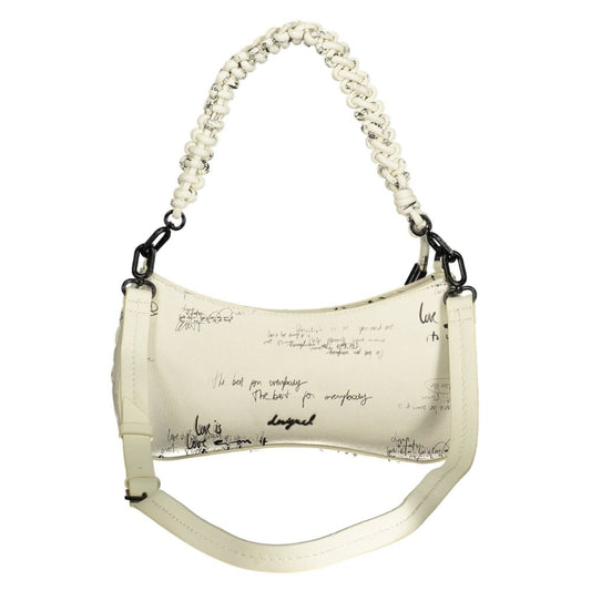 Desigual Bianco Poliuretano Women Handbag