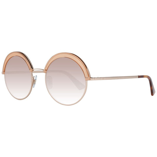 WEB EYEWEAR Gold Metal Sunglasses