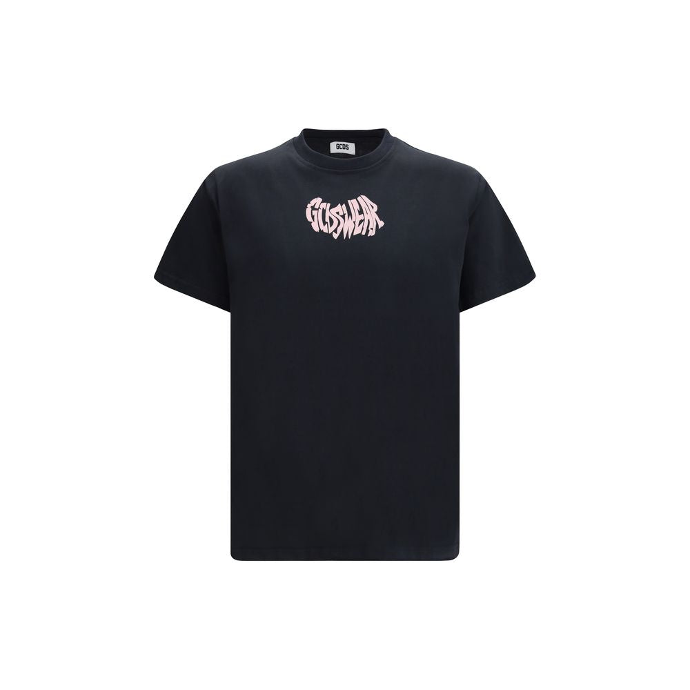 GCDS Gray Cotton T-Shirt