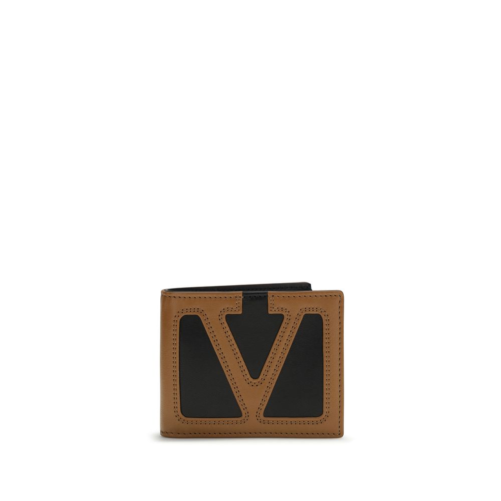 Valentino Garavani Black Lamb Ovis Aries Aries Wallet