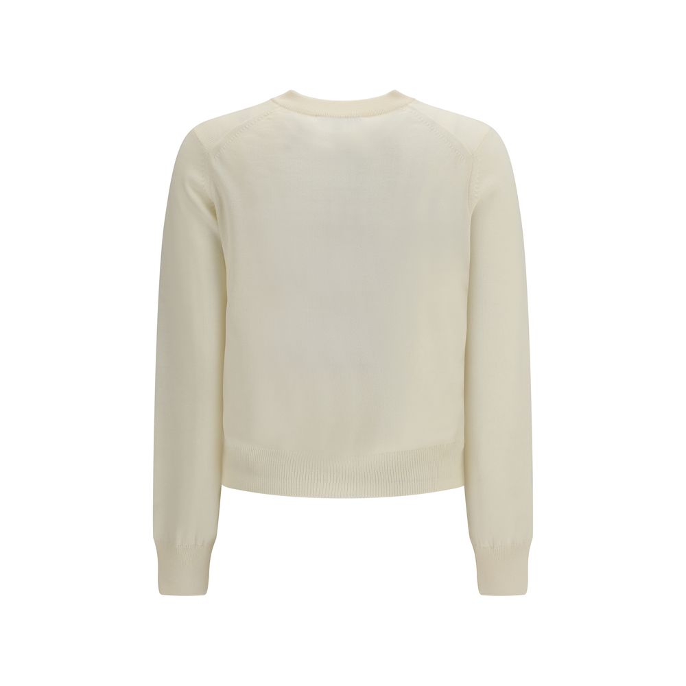 Maison Kitsuné Beige Cotton Cardigan