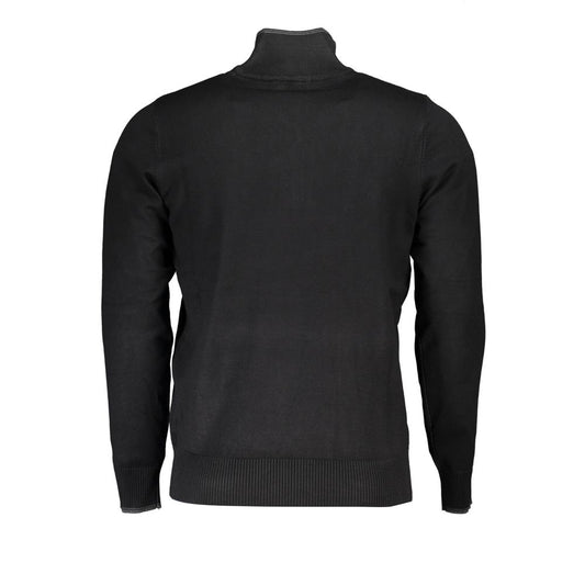 U.S. Grand Black Viscose Men's Sweater