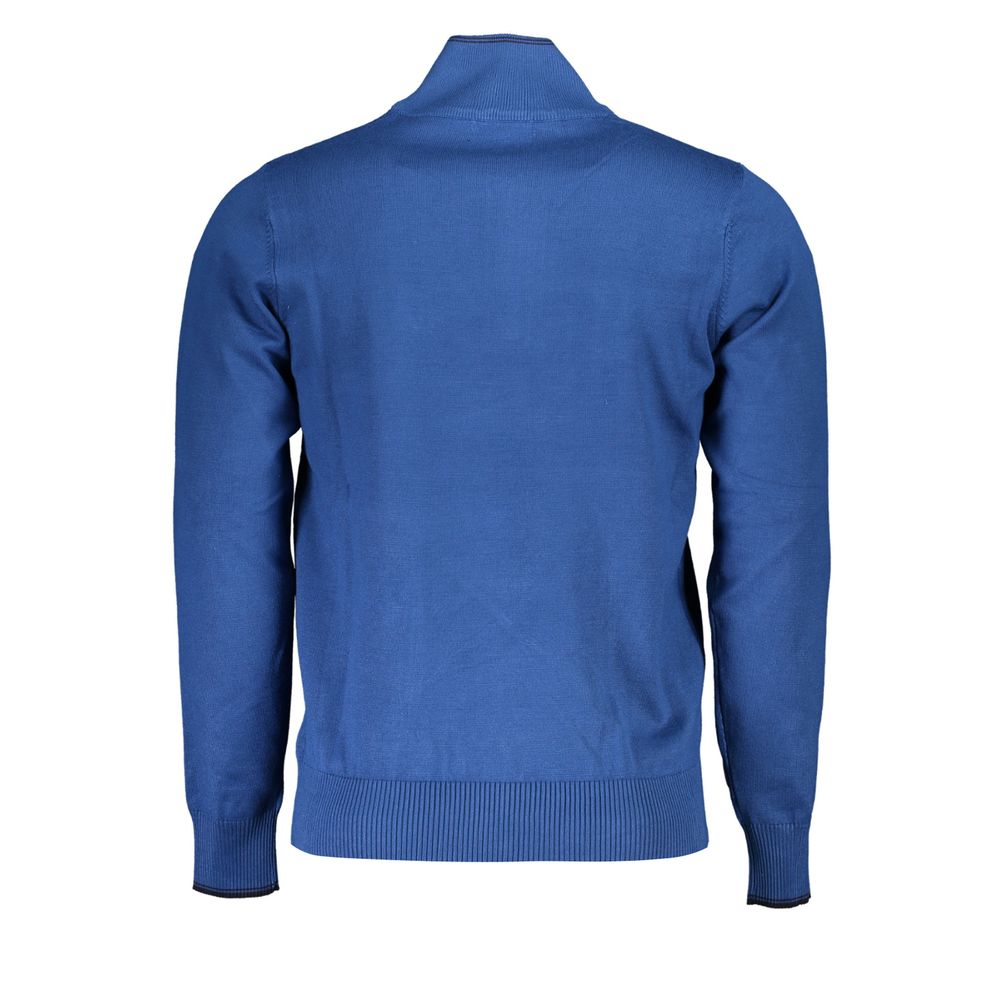 U.S. Grand Blue Viscose Men's Sweater