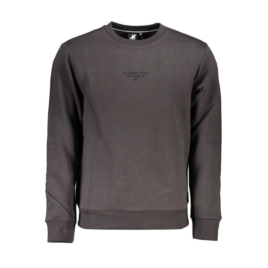 U.S. Grand Gray Cotton Men Sweatshirt