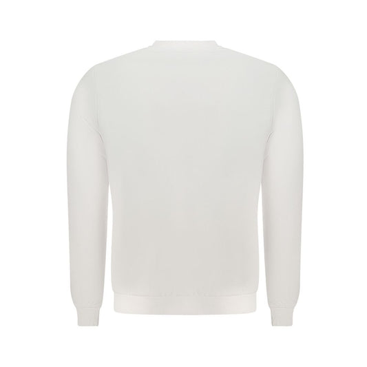 U.S. Grand White Cotton Men Sweatshirt