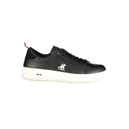 U.S. Grand Black Polyurethane Men Sneaker