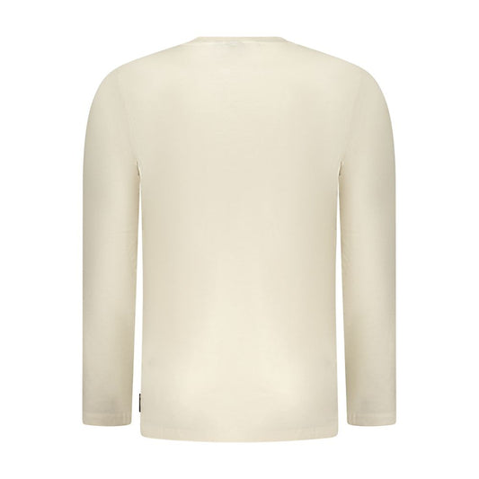 U.S. Grand Beige Cotton Men T-Shirt