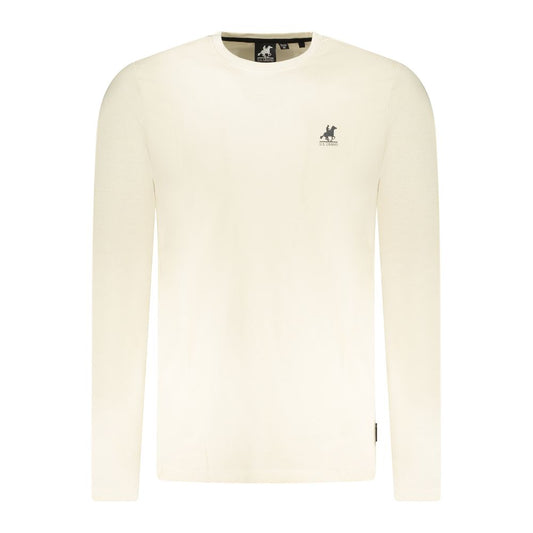 U.S. Grand Beige Cotton Men T-Shirt
