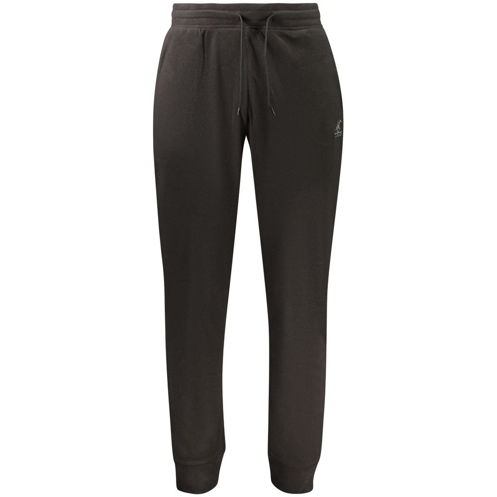 U.S. Grand Black Polyester Men's Sweatpant