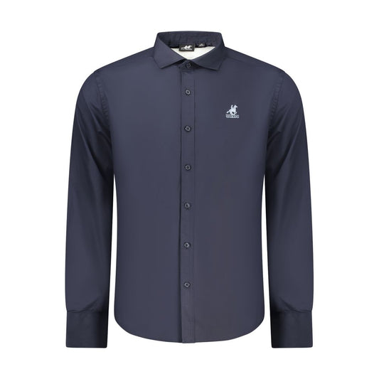 U.S. Grand Polo Blue Cotton Men Shirt