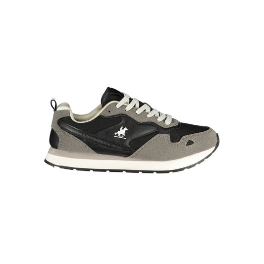 U.S. Grand Black Polyurethane Men Sneaker