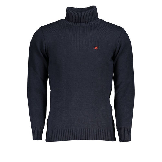 U.S. Grand Blue Acrylic Men Sweater