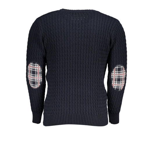 U.S. Grand Blu Acrylic Mens Sweater