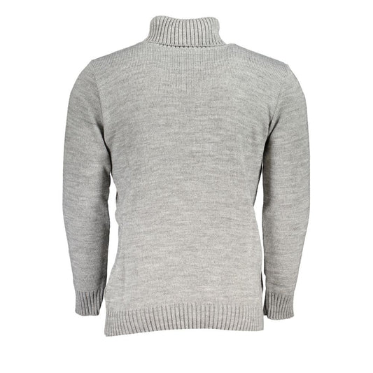 U.S. Grand Grigio Acrylic Men Sweater