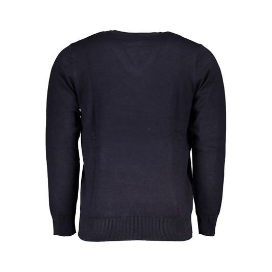 U.S. Grand Blue Viscosa Men Sweater