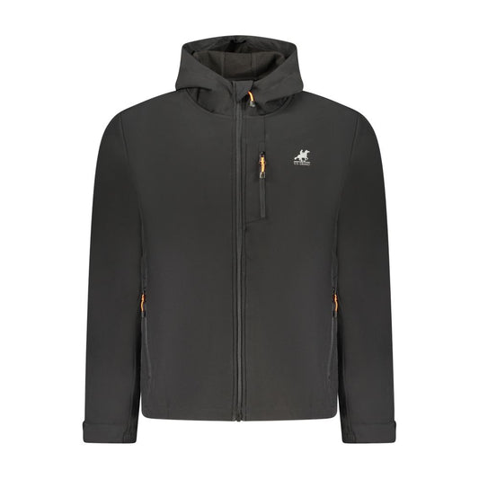 U.S. Grand Black Polyester Mens Jacket