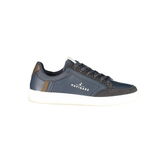Navigare Blue Polyester Men Sneaker
