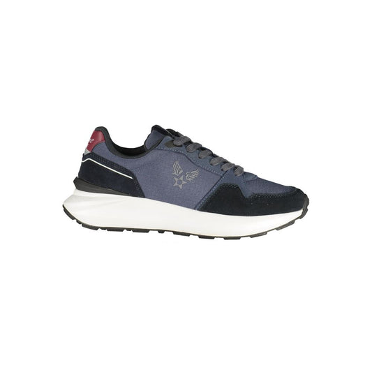 Avirex Blue Polyurethane Men Sneaker