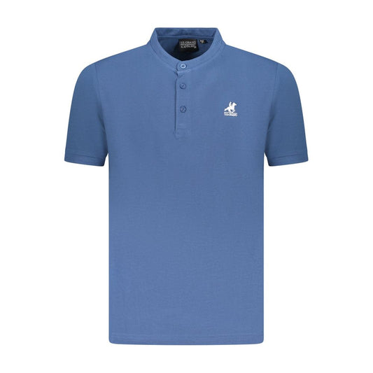 U.S. Grand Polo Blue Cotton Men Polo Shirt