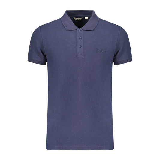 Ellesse Blue Cotton Men Polo Shirt