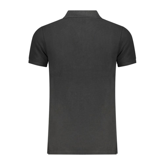 Ellesse Black Cotton Men Polo Shirt
