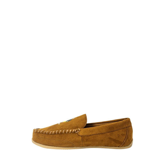 Ralph Lauren Beige Faux Fur Slippers