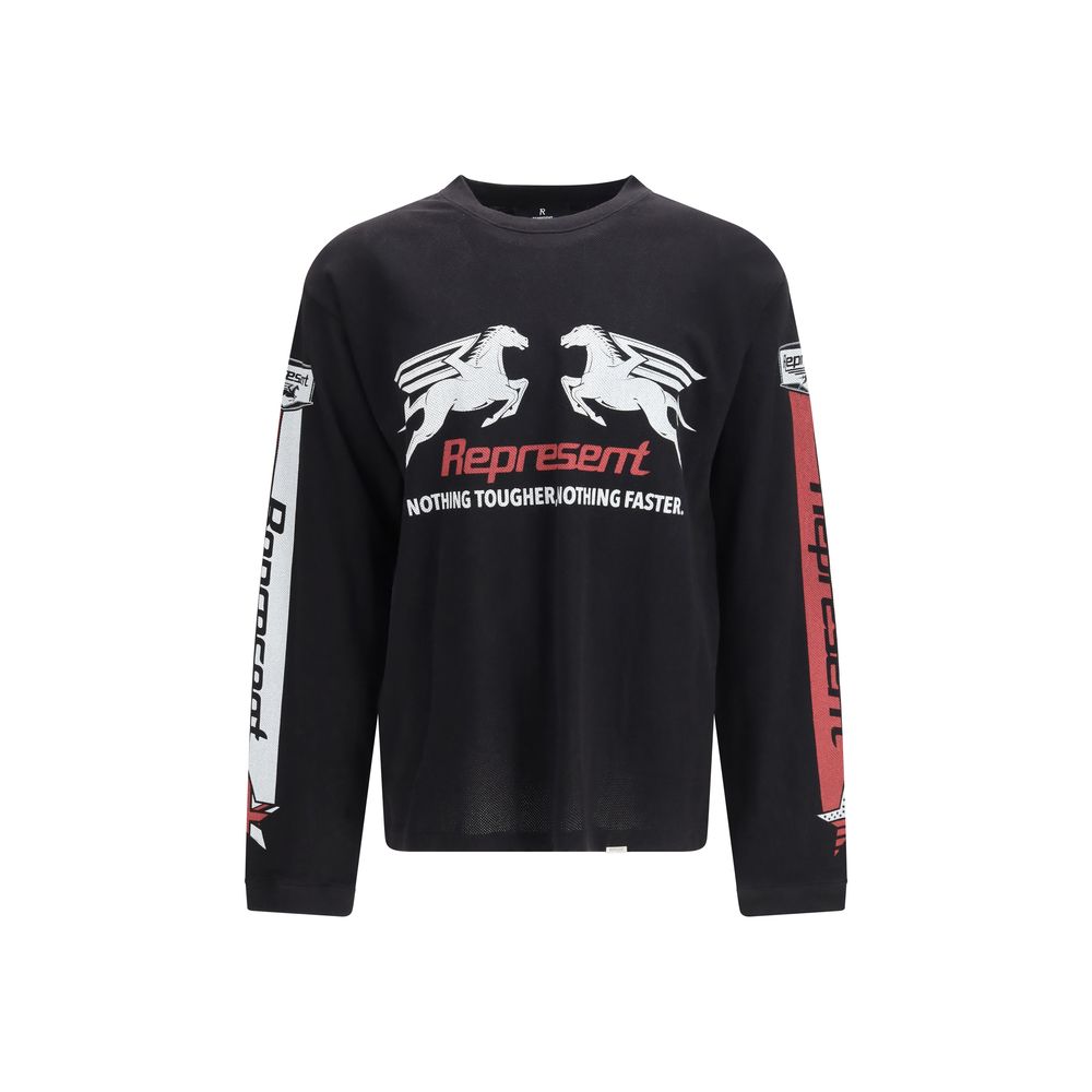 Represent Black Cotton Sportswear