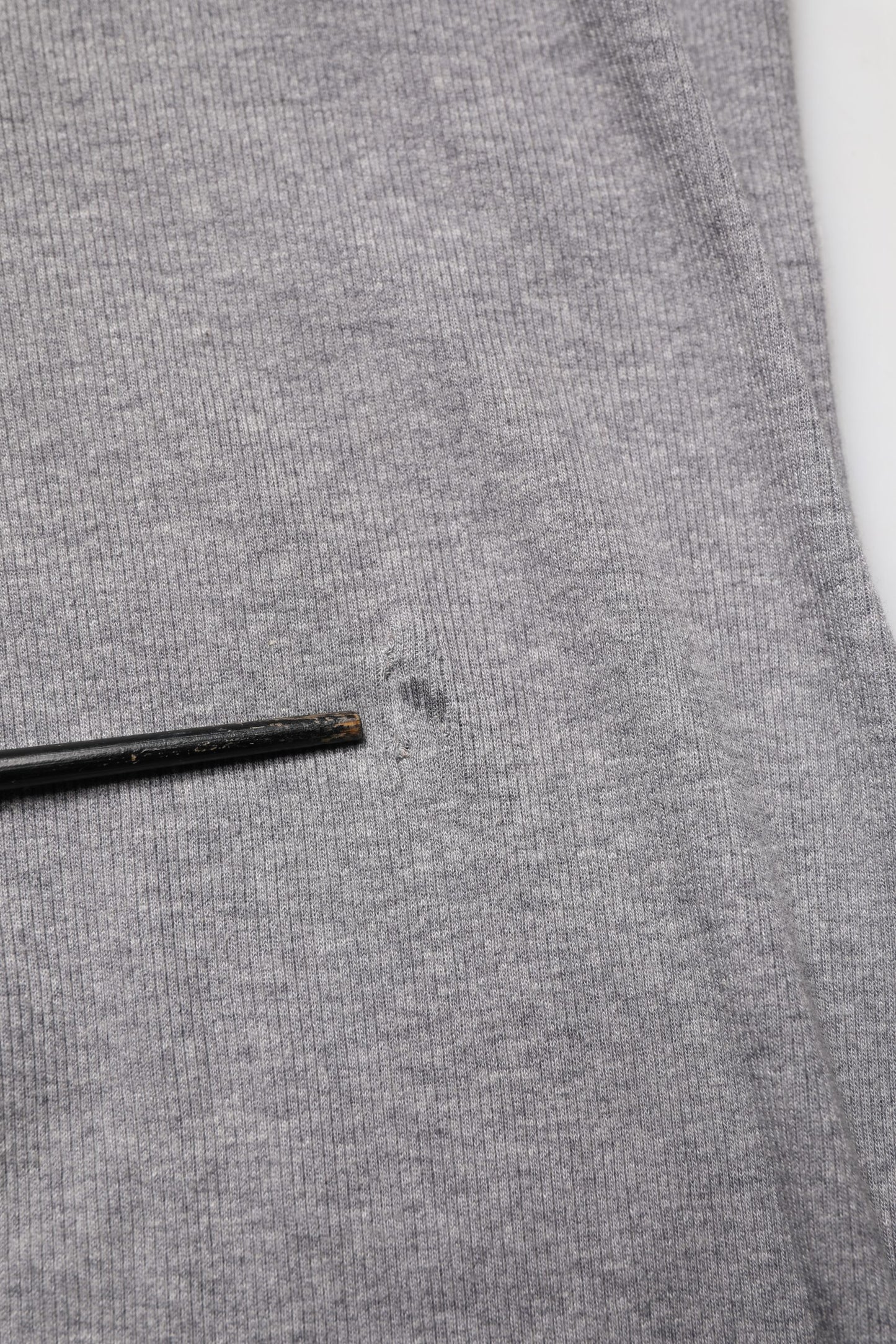 Dolce & Gabbana Gray Ribbed Cotton Long-Sleeve Henley  T-shirt