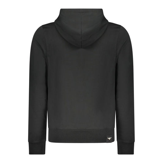 Accademia Militare Black Cotton Men's Hoodie