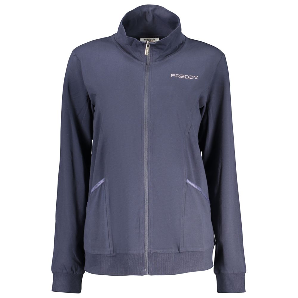 Freddy Blue Cotton Women's Sweatshirt
