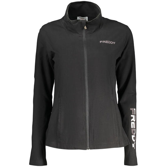 Freddy Black Cotton Women's Sweatshirt