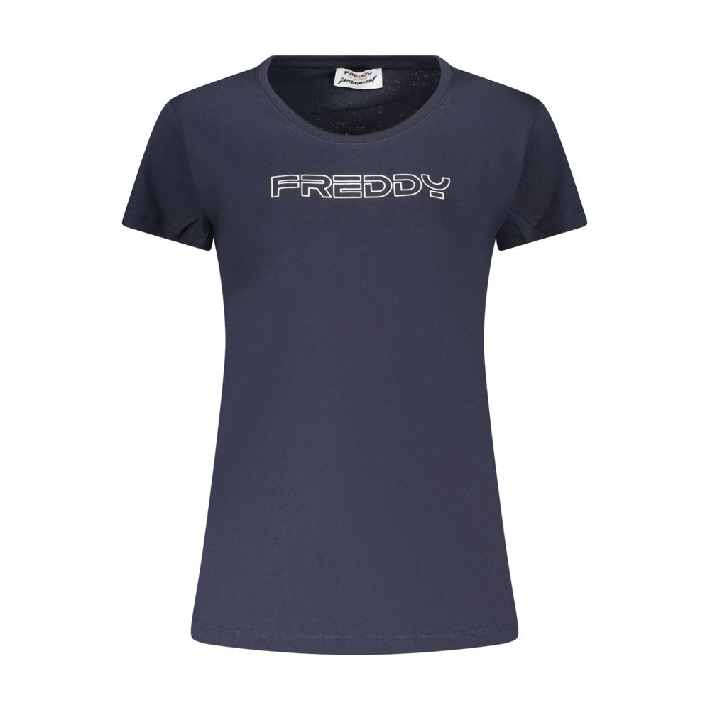 Freddy Blue Cotton Women's T-Shirt