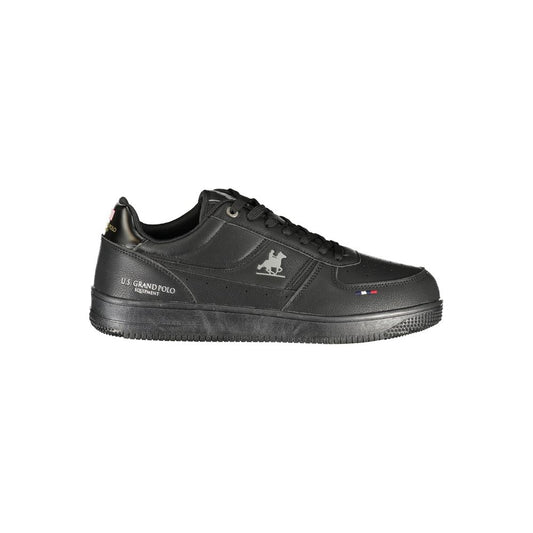 U.S. Grand Black Polyurethane Men's Sneaker