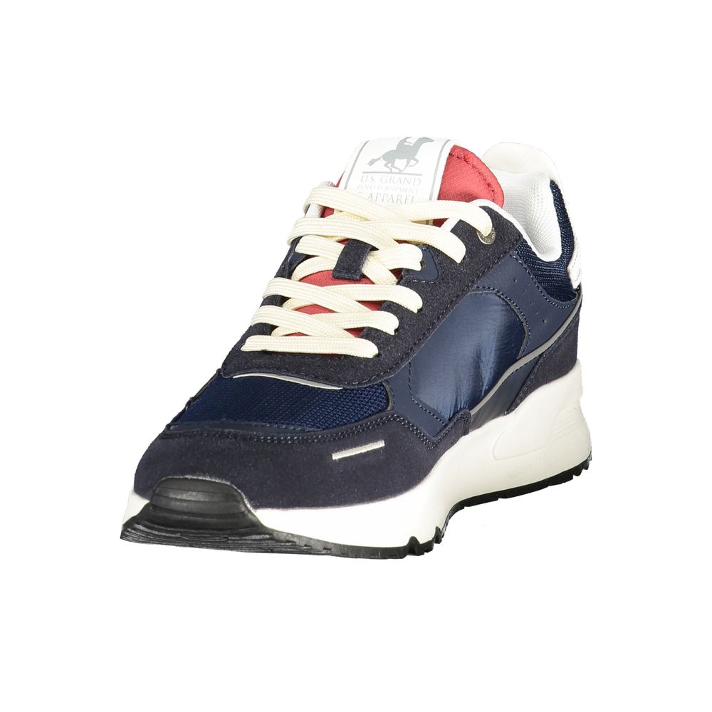 U.S. Grand Polo Blue Polyester Men's Sneaker