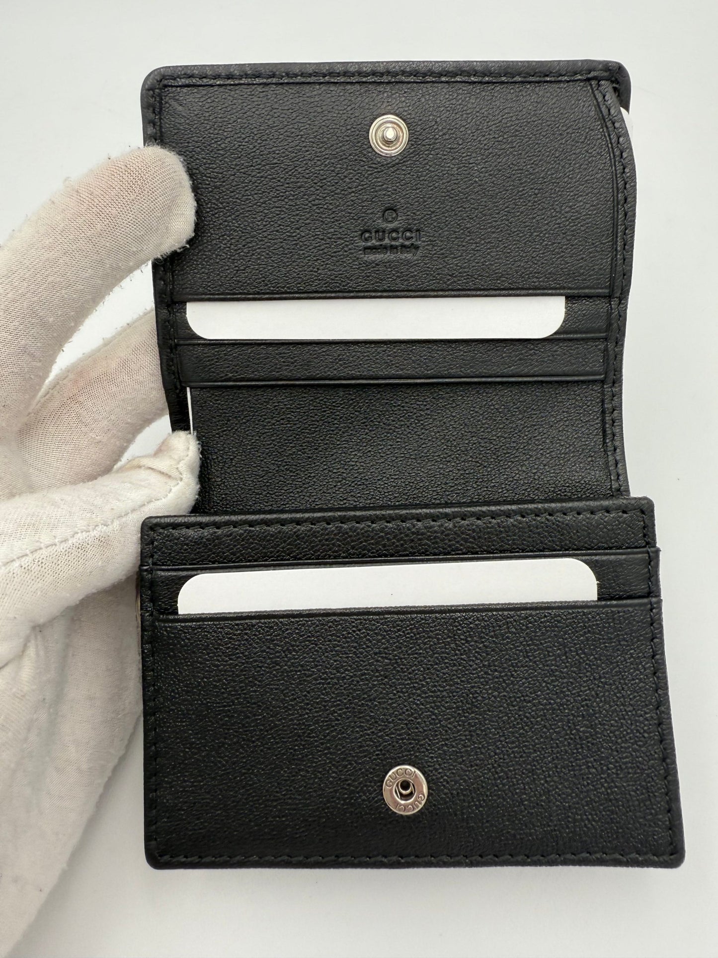 Gucci GUCCI GG BLONDIE Black Compact Wallet
