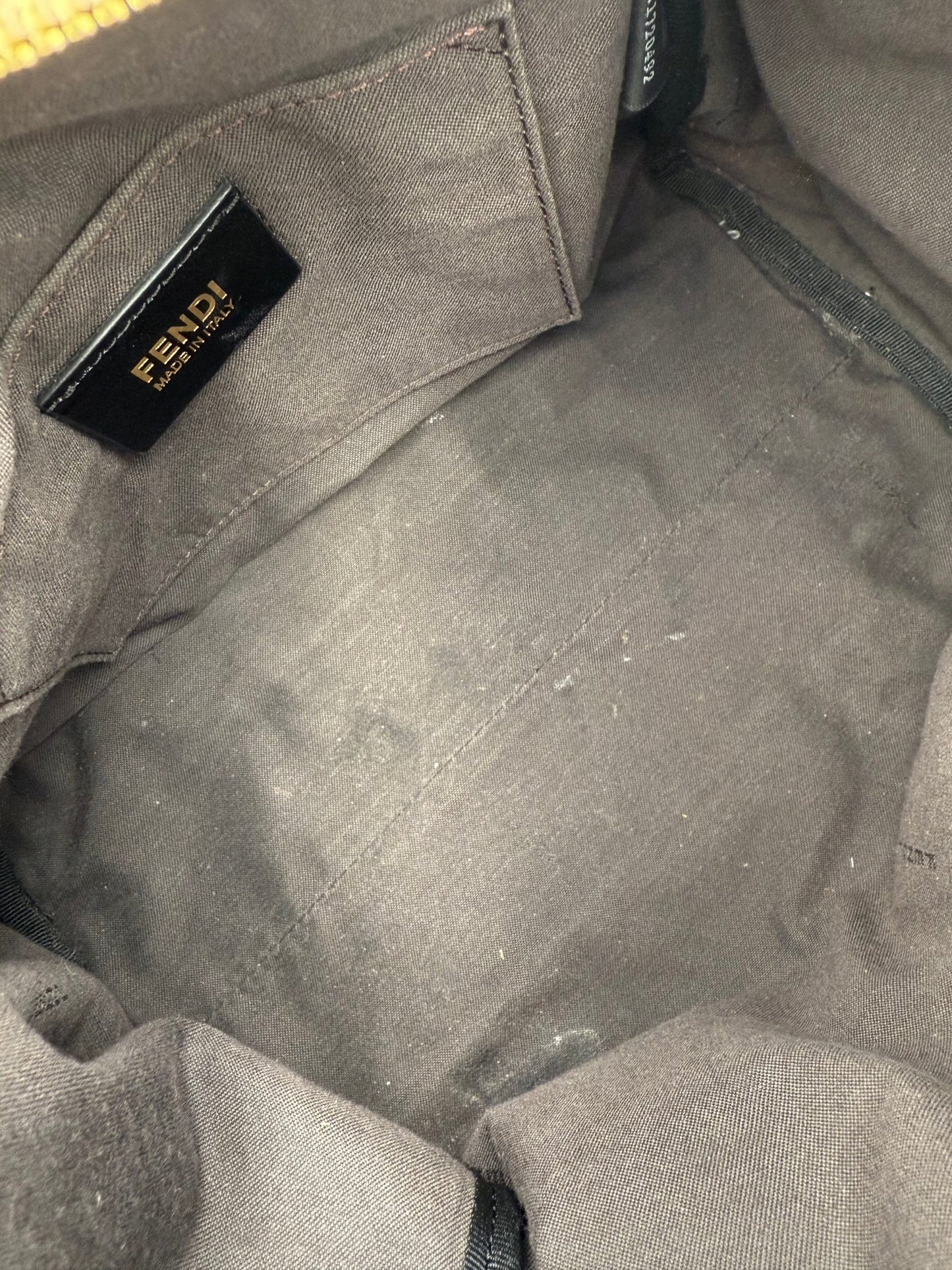 Fendi FENDI FF Canvas Fiori Handbag