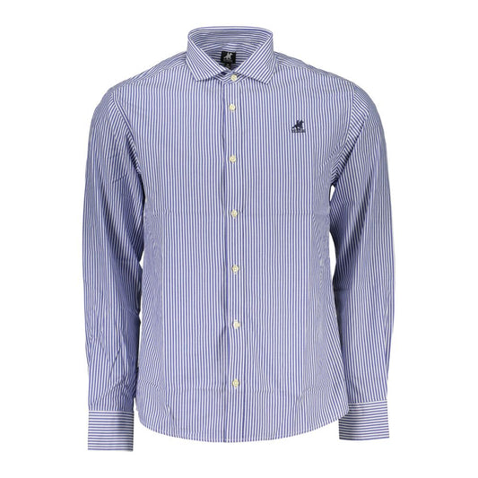 U.S. Grand Polo Blue Cotton Men's Shirt