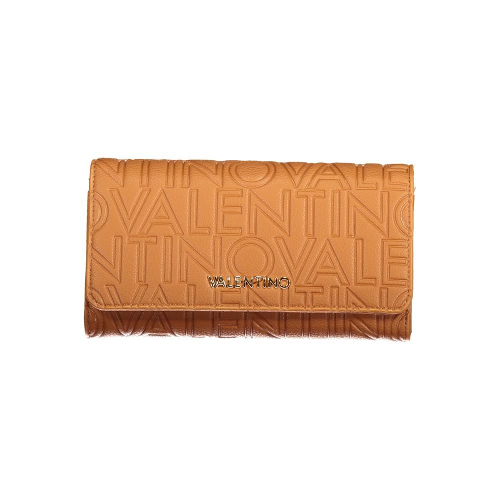 Valentino Brown Polyurethane Women's Wallet