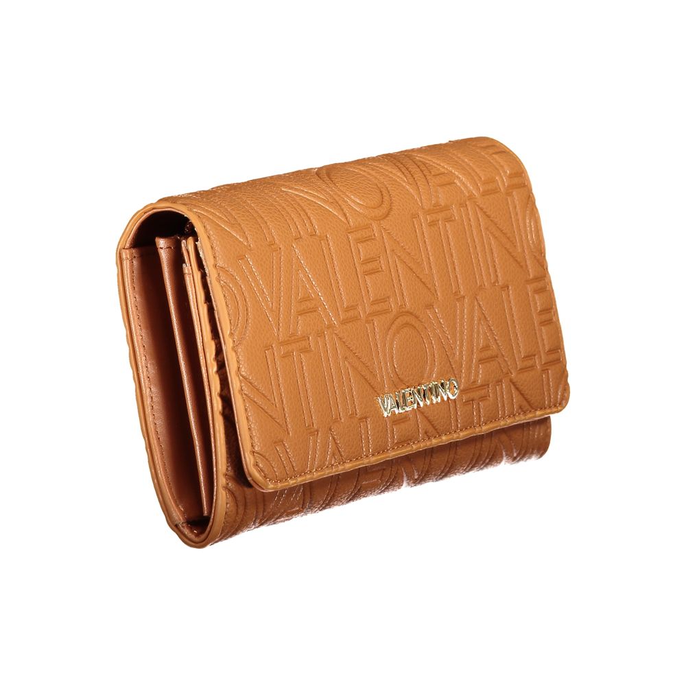 Valentino Brown Polyurethane Women's Wallet