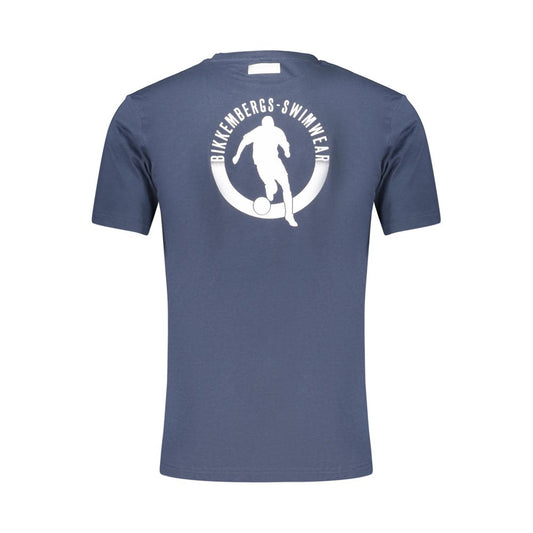 Bikkembergs Blue Cotton Men's T-Shirt