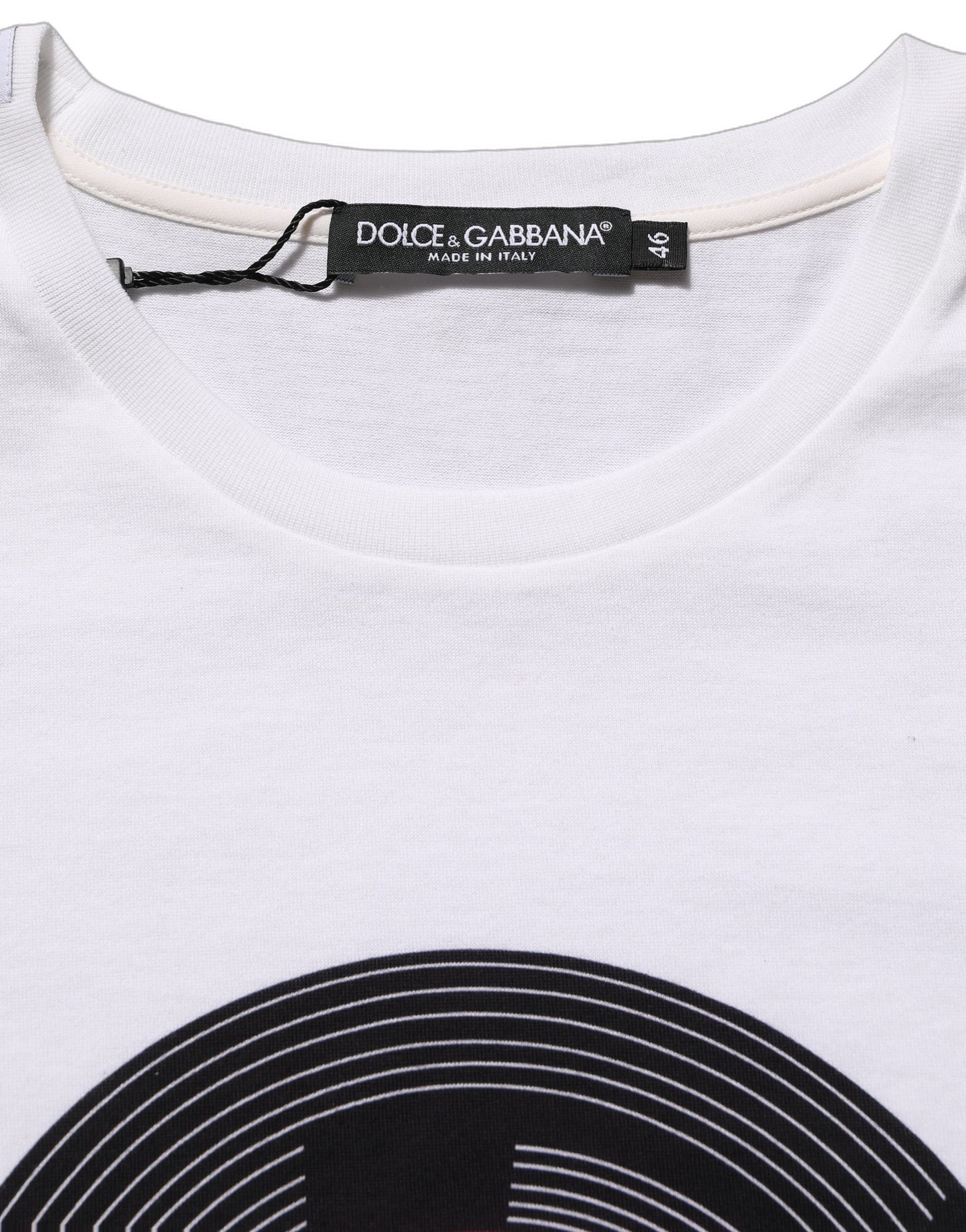 Dolce & Gabbana White D&G WE LOVE JAPAN Print Cotton T-shirt