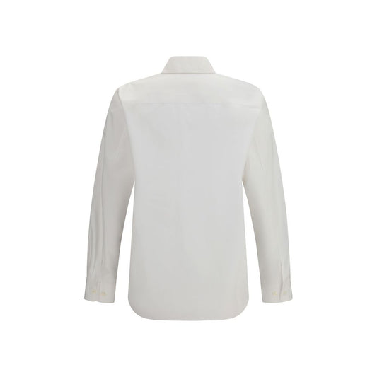 Umit Benan White Cotton Dress Shirt