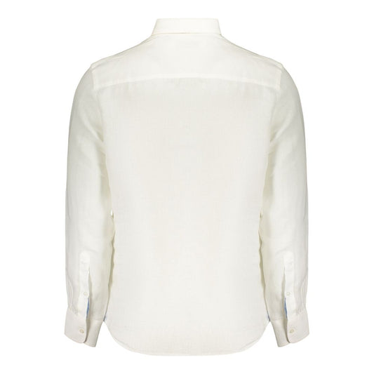 North Sails White Linen Men's Shirt