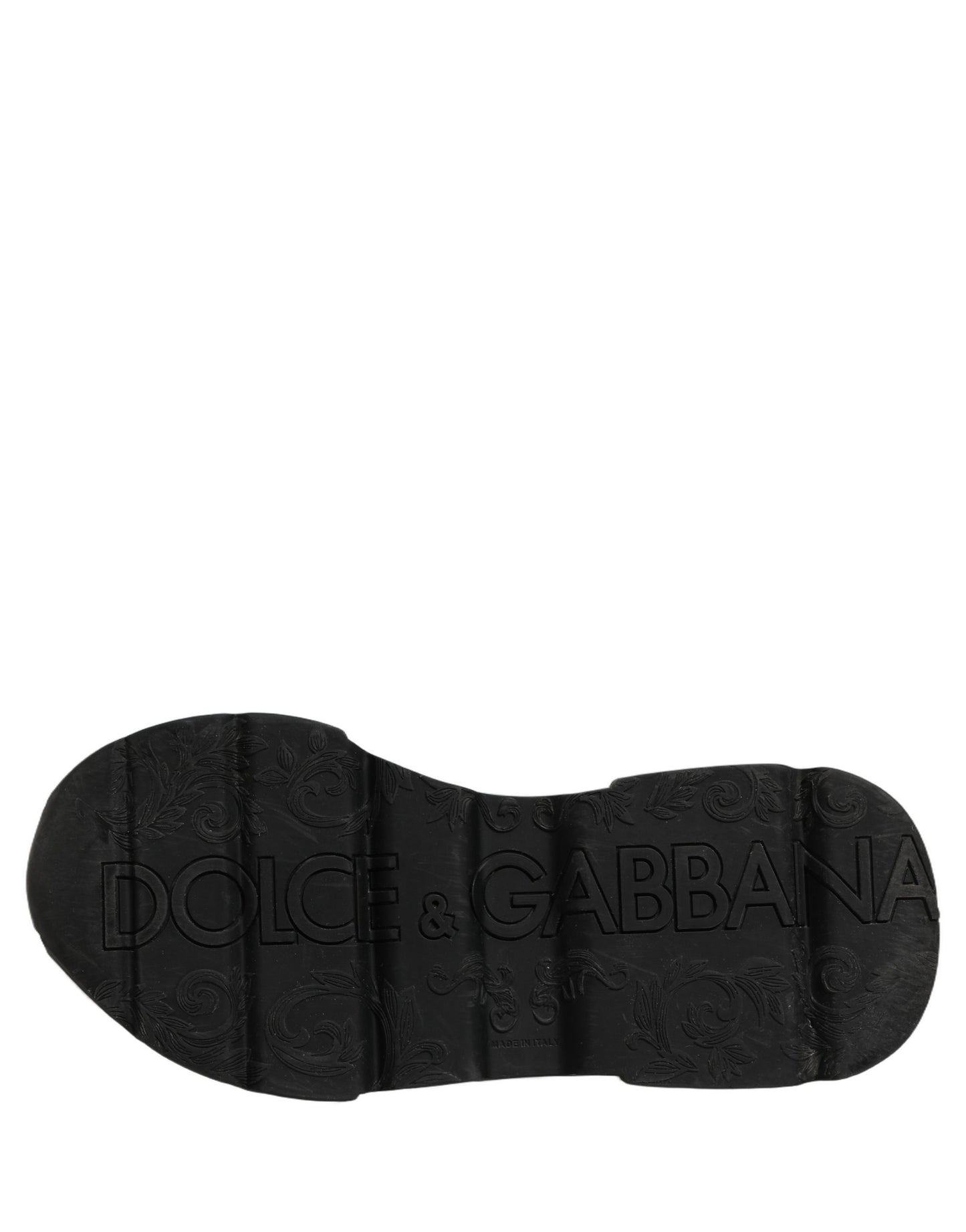 Dolce & Gabbana White Black Daymaster Low Top Men Sneakers Shoes
